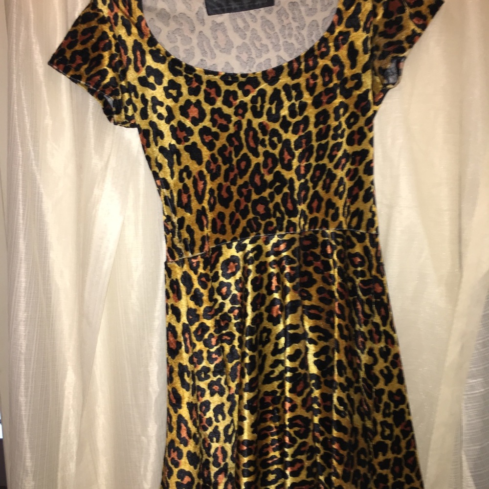 Women’s Leopard Babydoll Dress